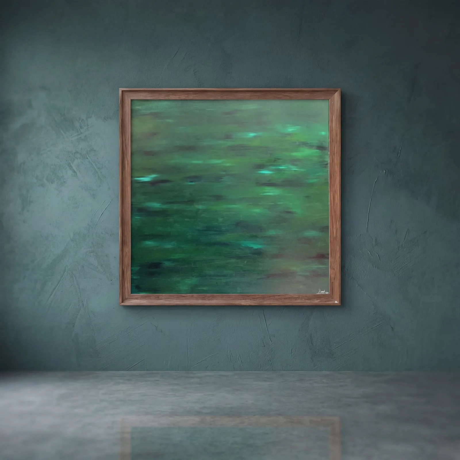 Underwater shown in an interior