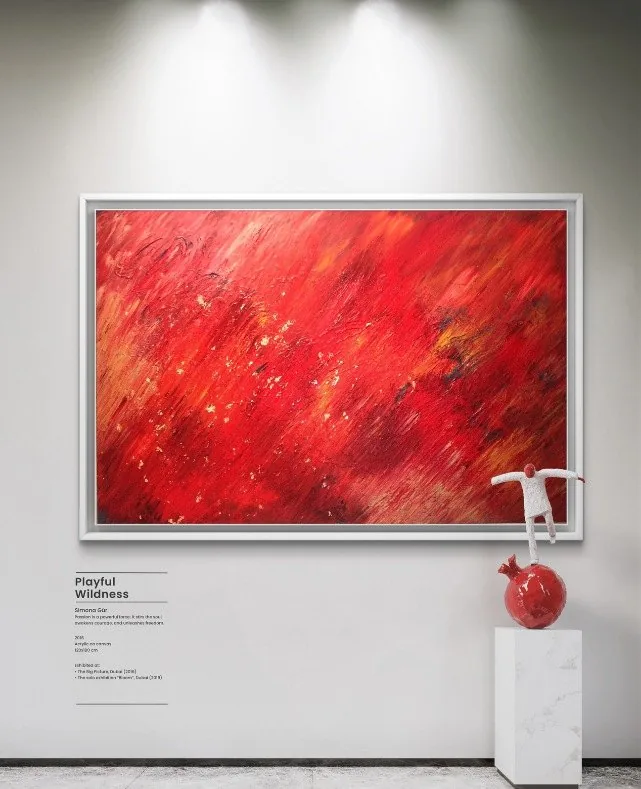 Playful Wildness shown in an interior