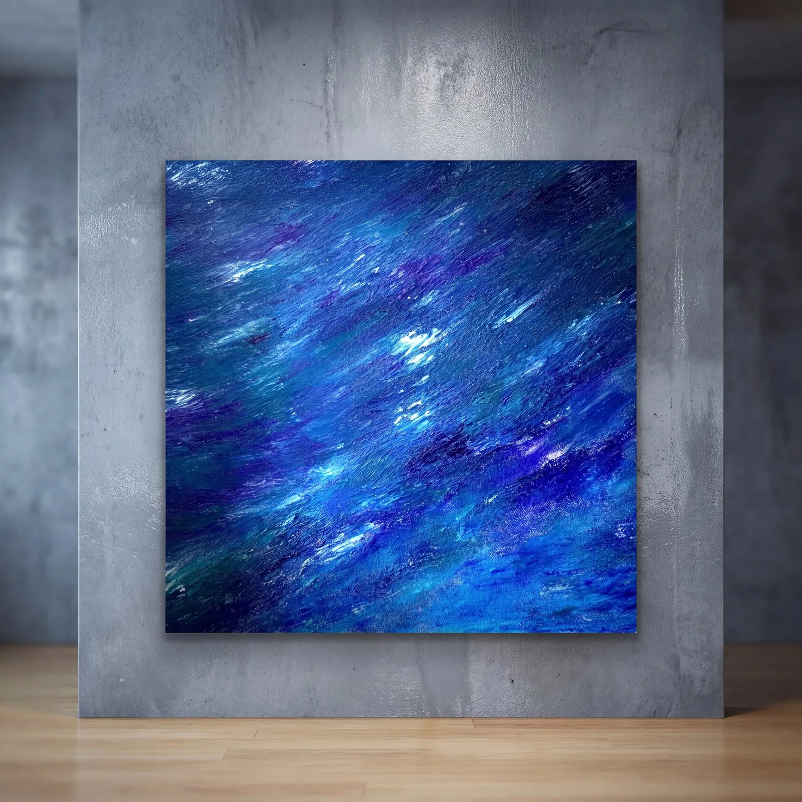 Stormy Sea shown in an interior