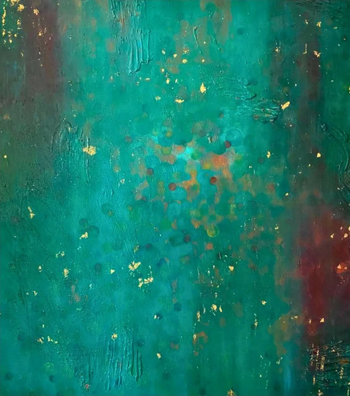 Berry Kiss, 100 × 100 cm, acrylic on canvas, 2024