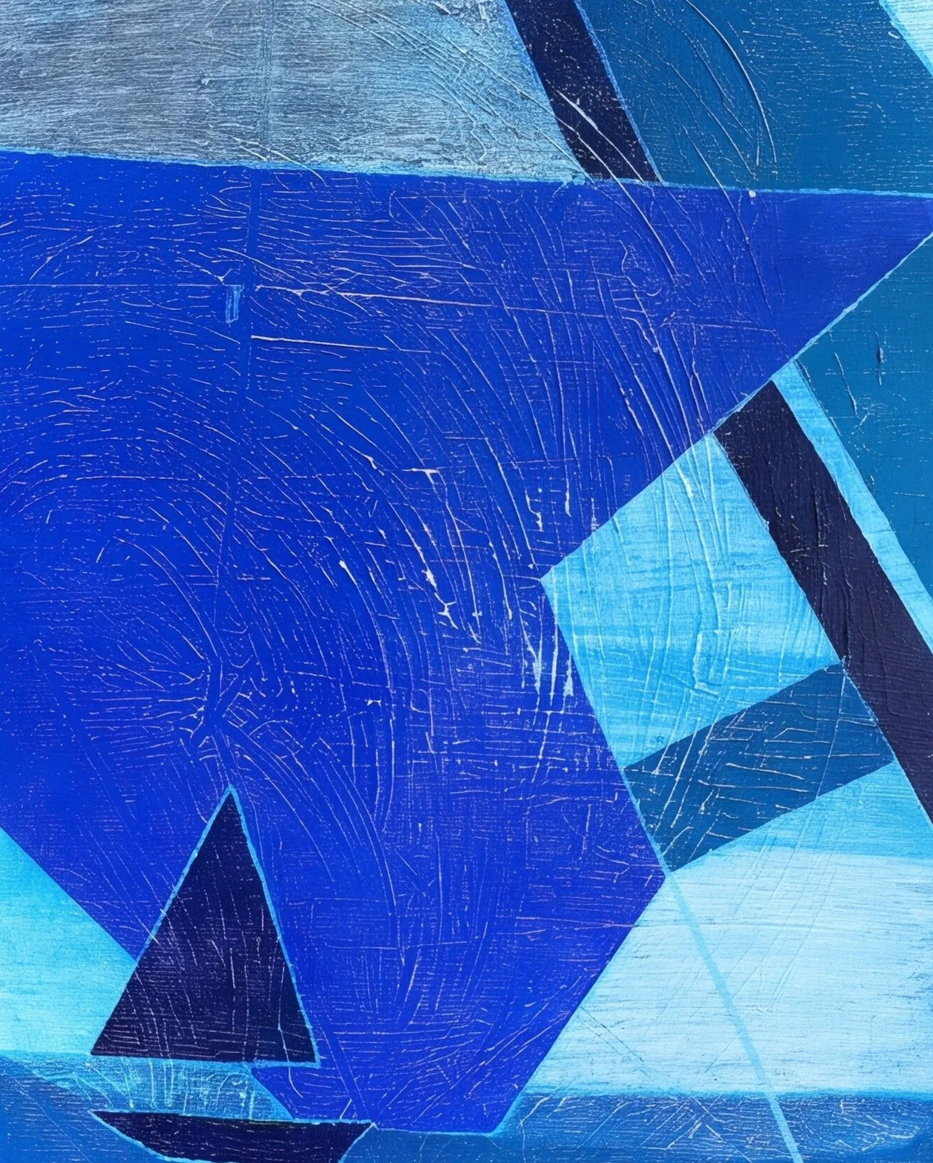 The Illusion of Direction, 120 × 100 cm, acrylic on canvas, 2020
