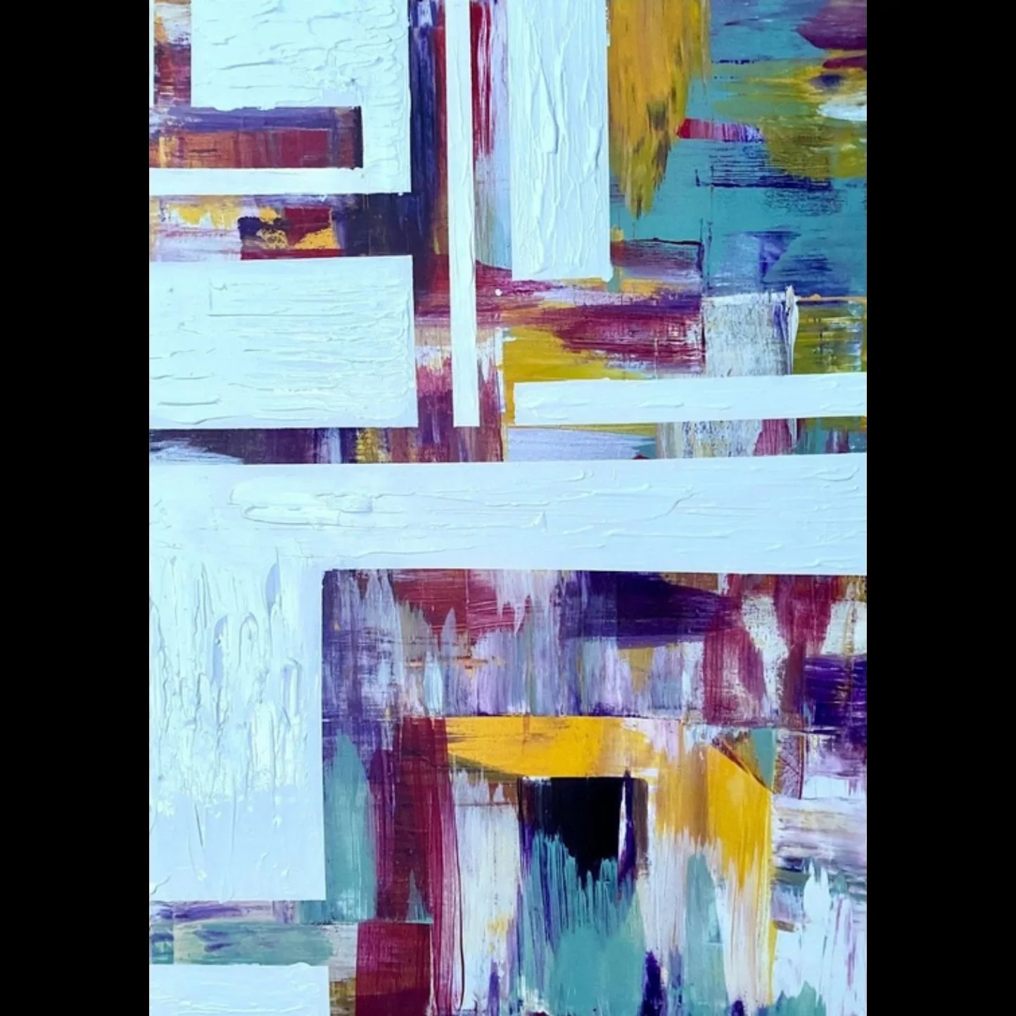 Complexity of Simplicity, 70 × 50 cm, acrylic on canvas, 2023