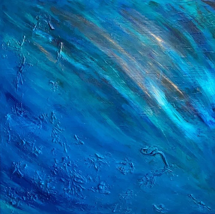 Dragonette, 100 × 100 cm, acrylic on canvas, 2020
