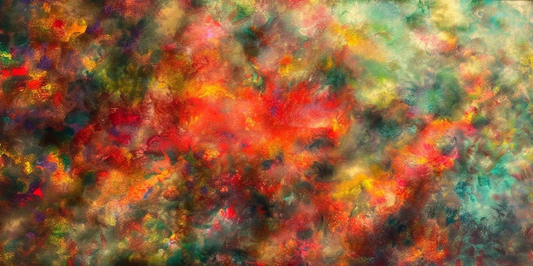 Embers of Autumn, 140 × 70 cm, acrylic on canvas, 2024