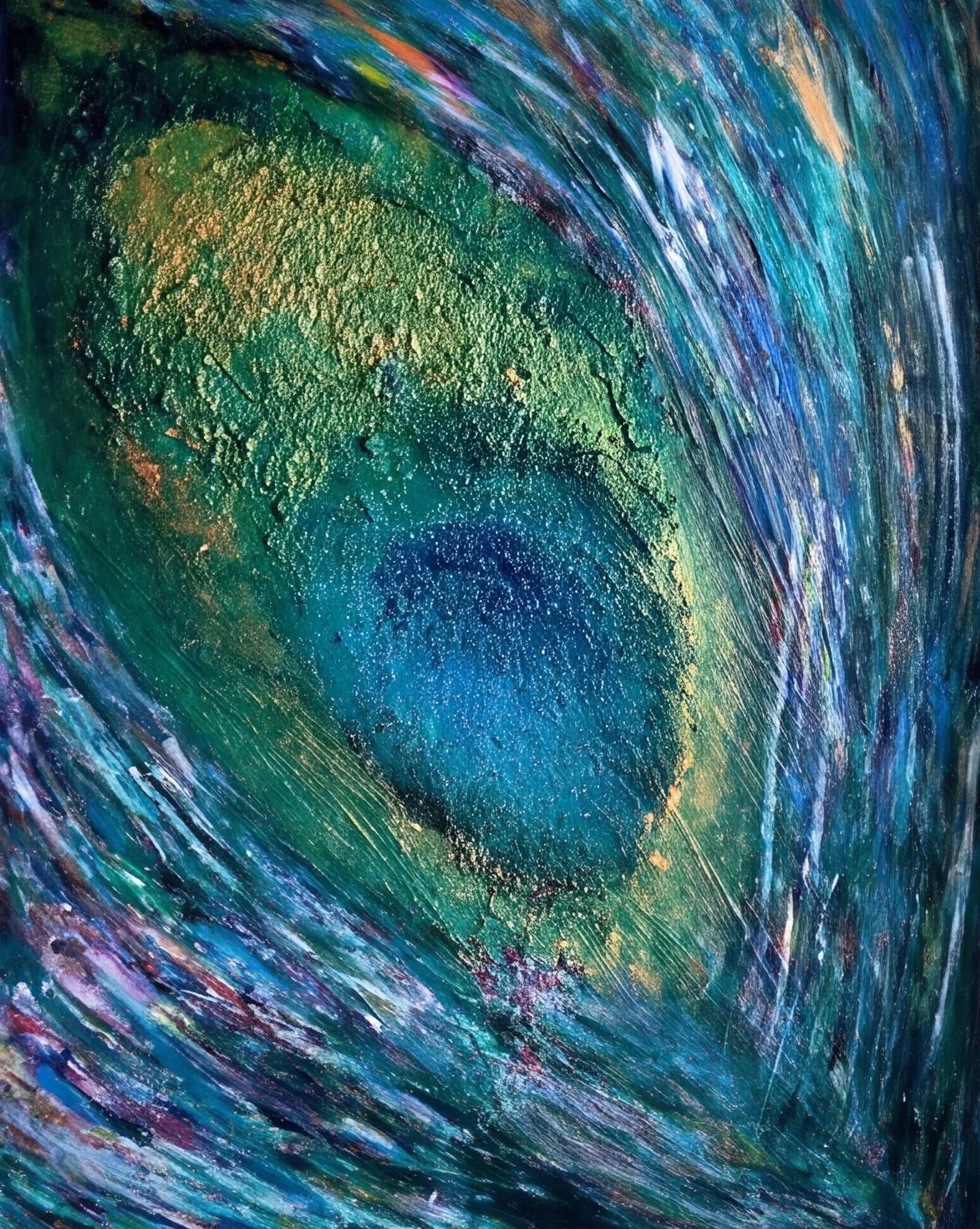 The Feather, 122 × 90 cm, acrylic on canvas, 2015