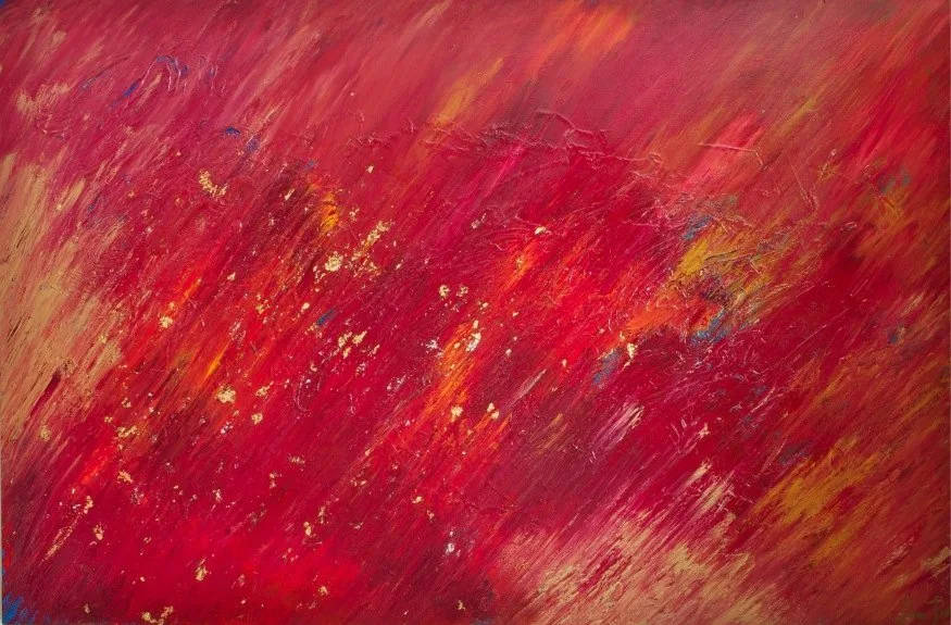Playful Wildness, 120 × 180 cm, acrylic on canvas, 2016