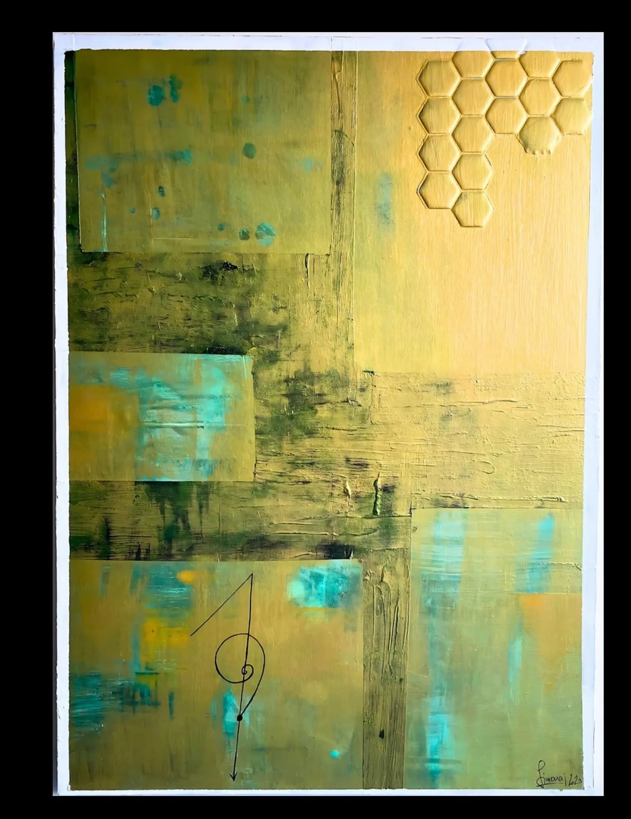 Success, 70 × 50 cm, mixed media on canvas, 2023